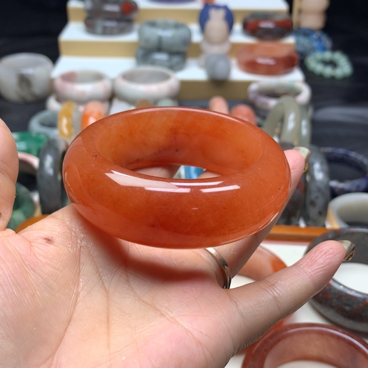 未镶嵌手镯石英质玉福****）