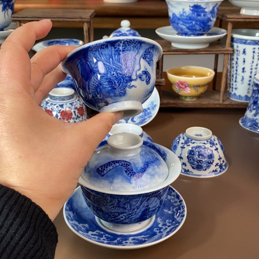 景德镇陶瓷手工手绘