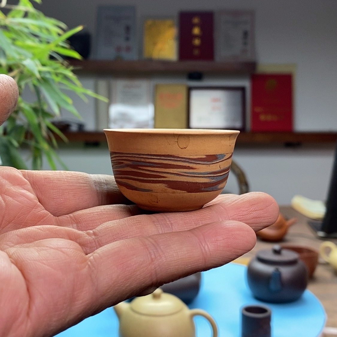 【闪购商品】茶壶段泥主人杯:30CC:半手