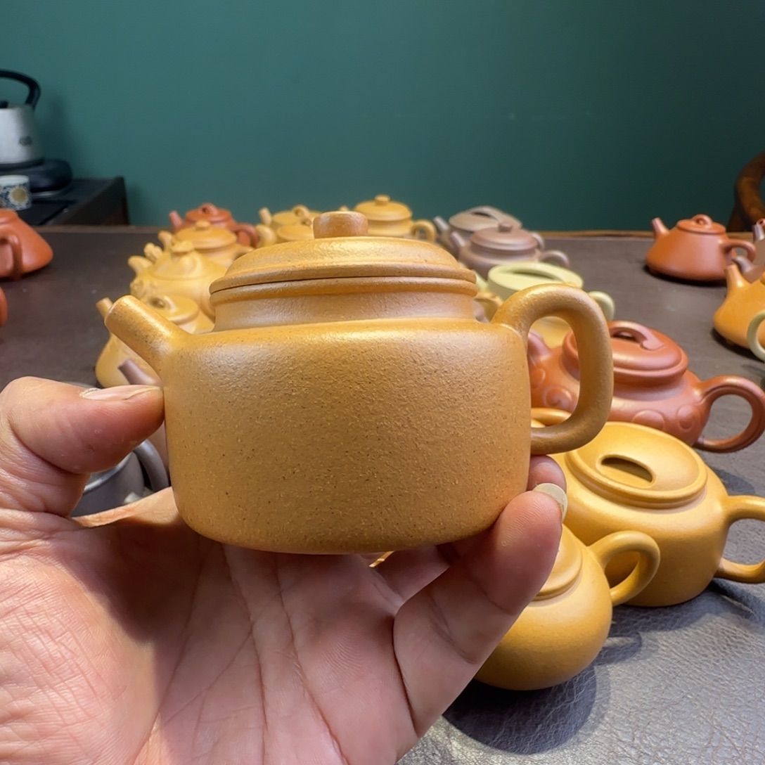 王***否茶壶紫砂老宕口黄金段德钟