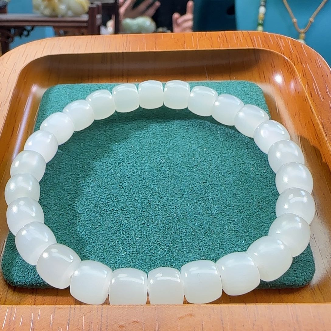 和田玉（白玉）颈饰未镶嵌