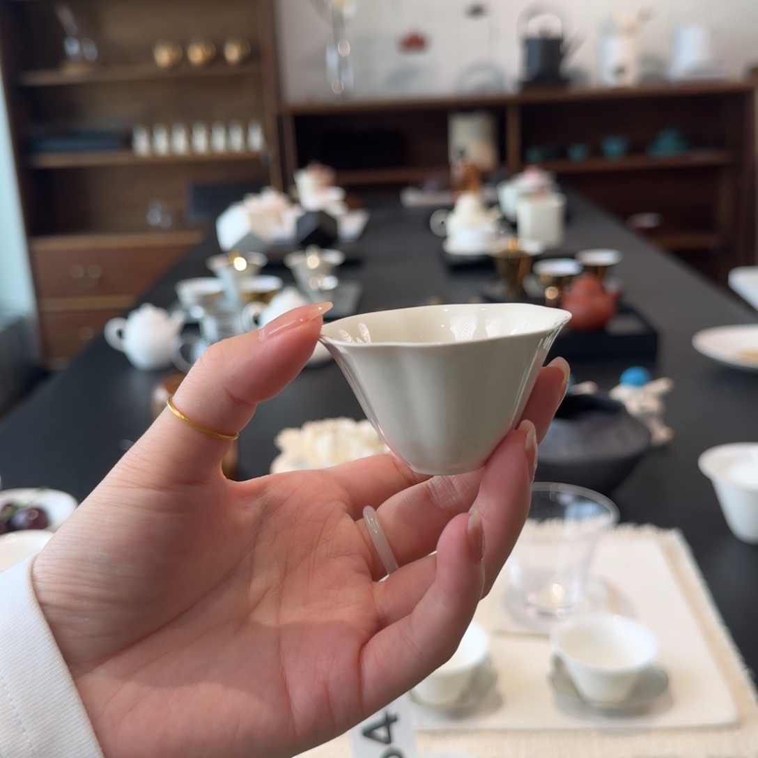 牵牛花草木灰主人杯1个