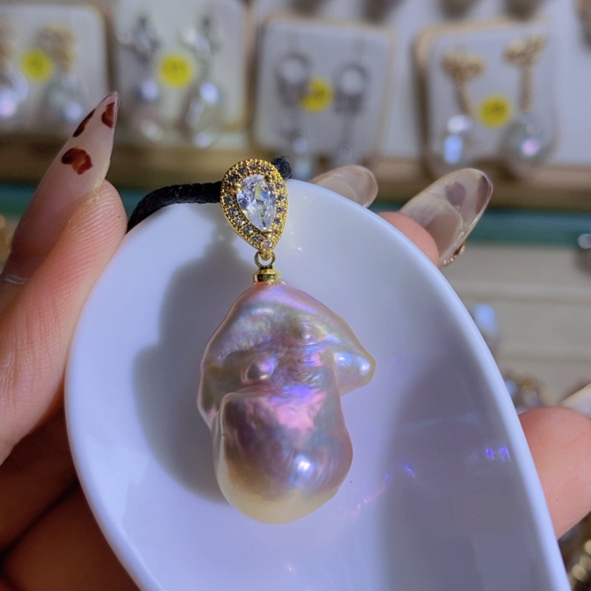 【闪购商品】淡水珍珠天然淡水珍珠合金