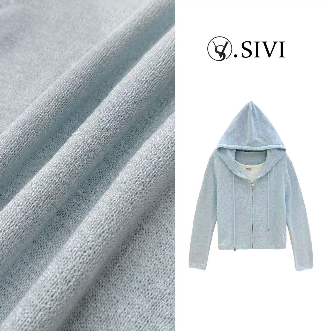 熙薇【春意盎然】2025早春新款休闲连帽卫衣时尚百搭上衣H1082