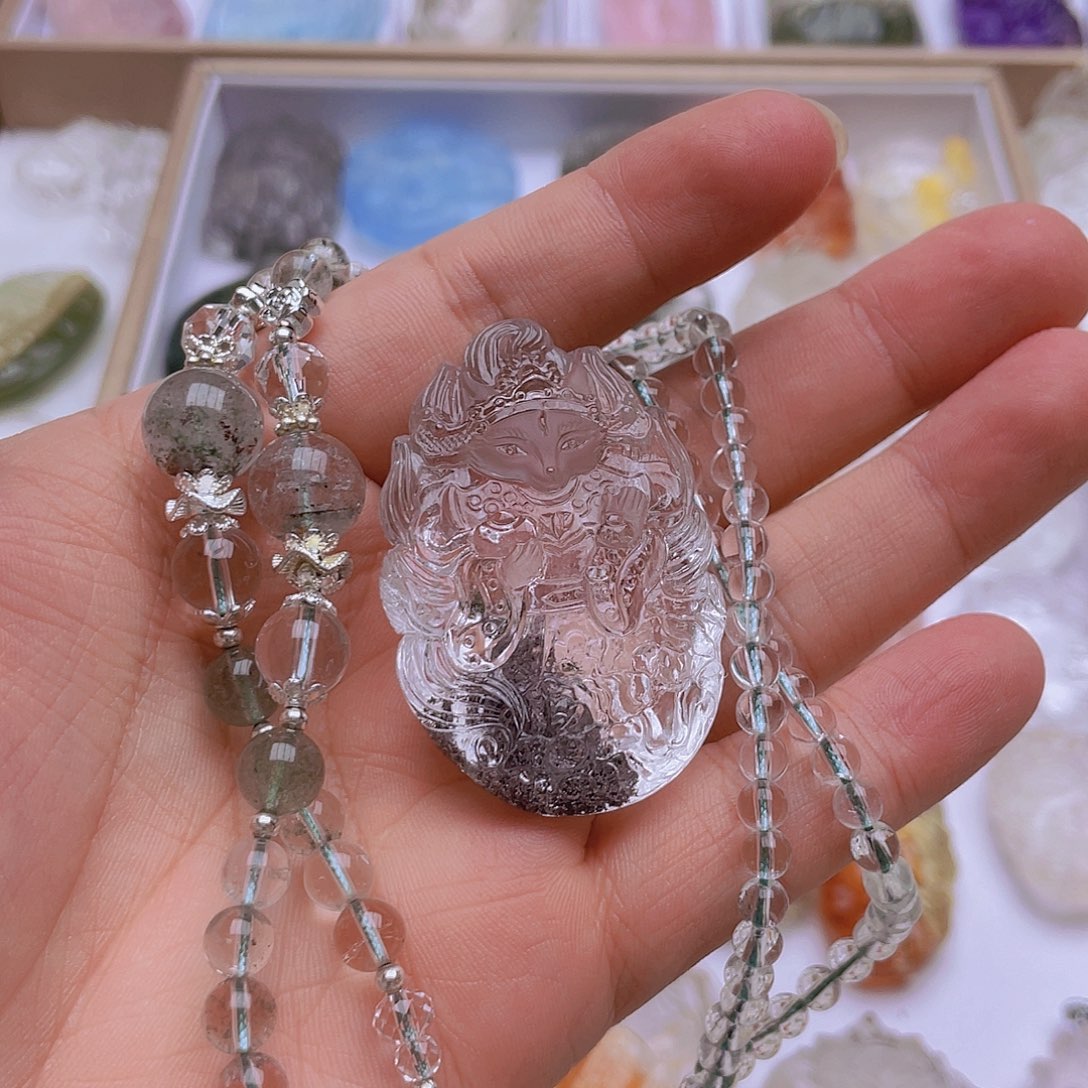 未镶嵌吊坠(不含链)水晶咖***茶