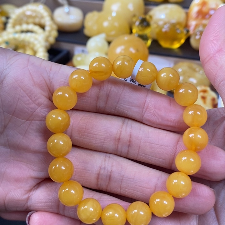 琥珀裸石未镶嵌单圈