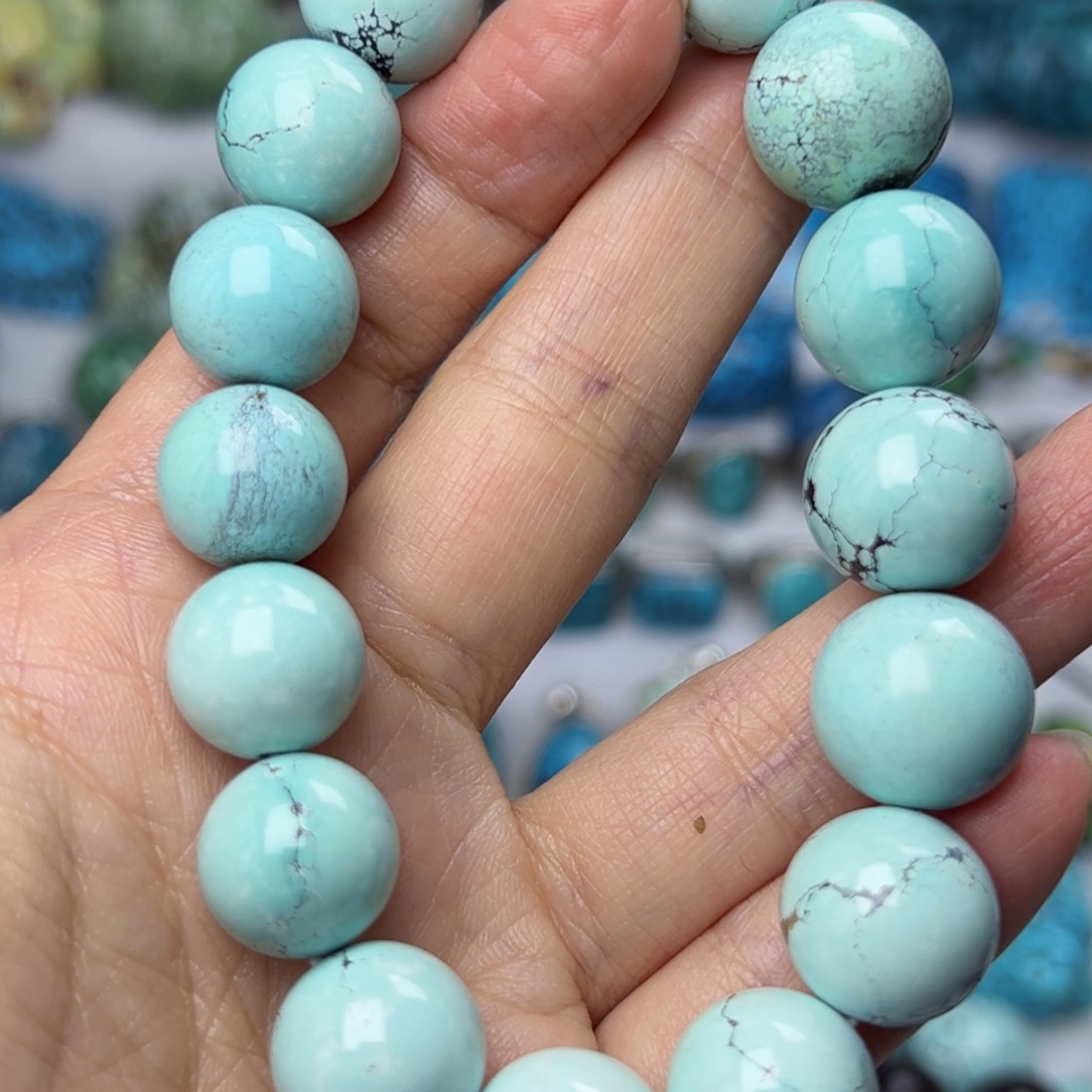 绿松石珠宝奇石未镶嵌