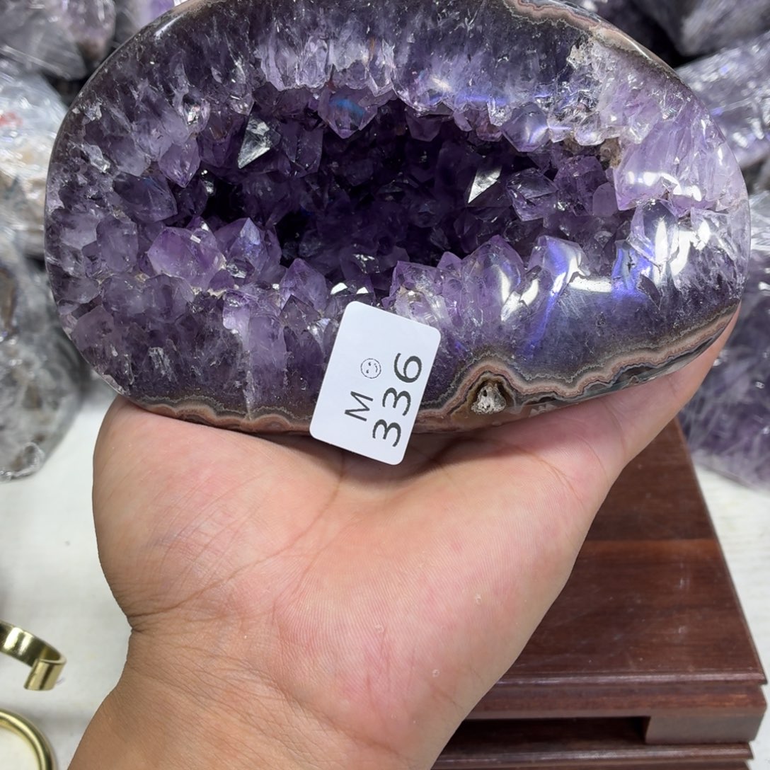 紫晶摆件未镶嵌水晶