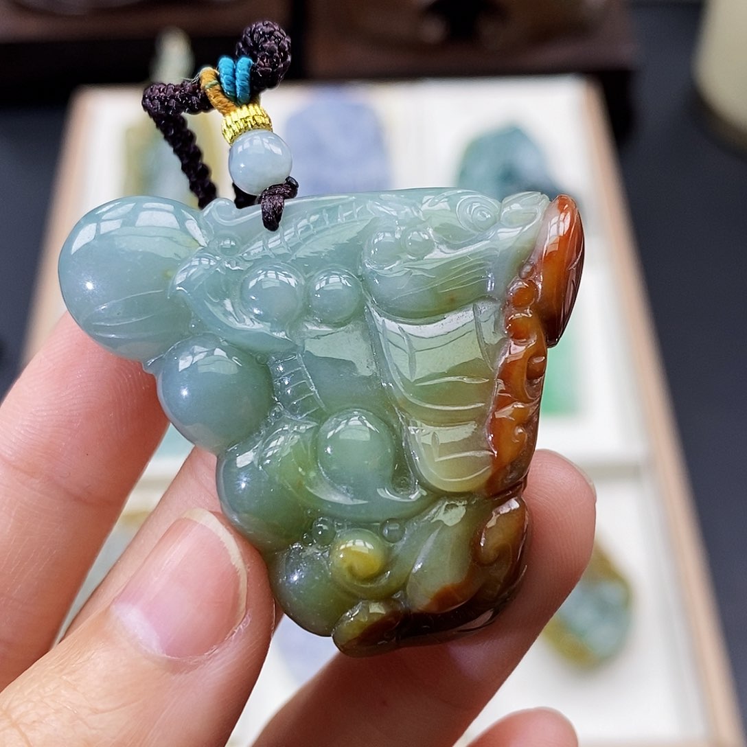 颈饰未镶嵌翡翠缅甸翡翠a货