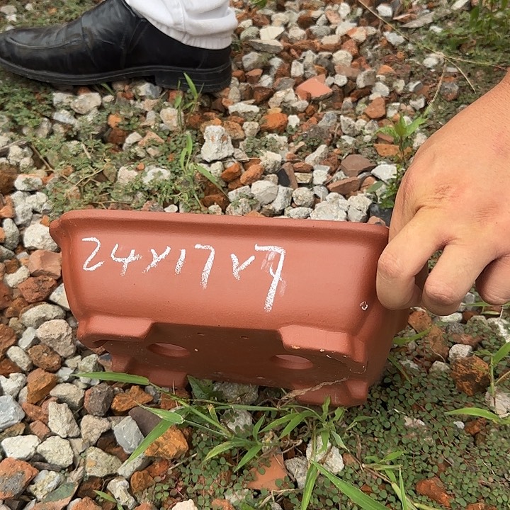 紫砂花盆紫砂花盆瑕疵