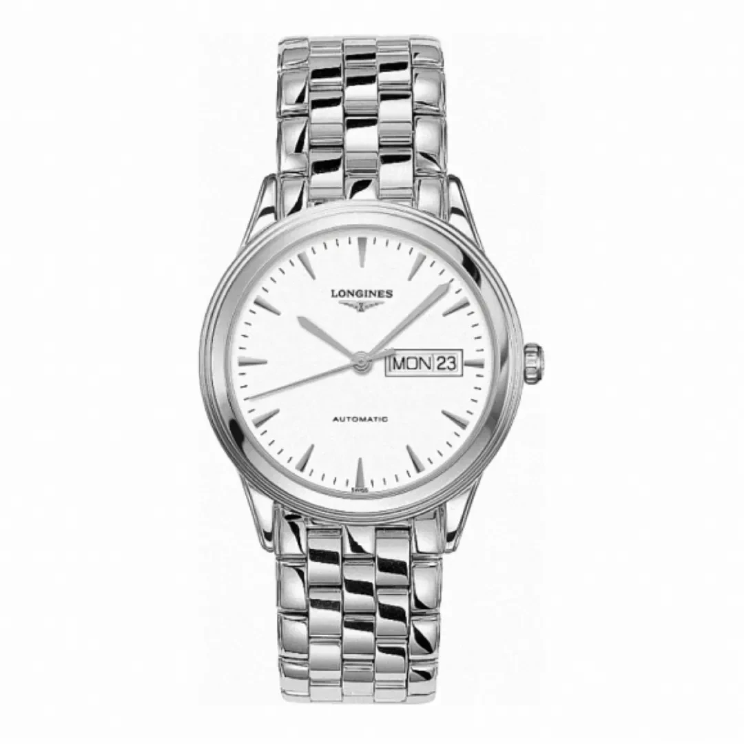 99新 Longines/浪琴 军旗双历899/机械腕表/表经38.5/时尚男士