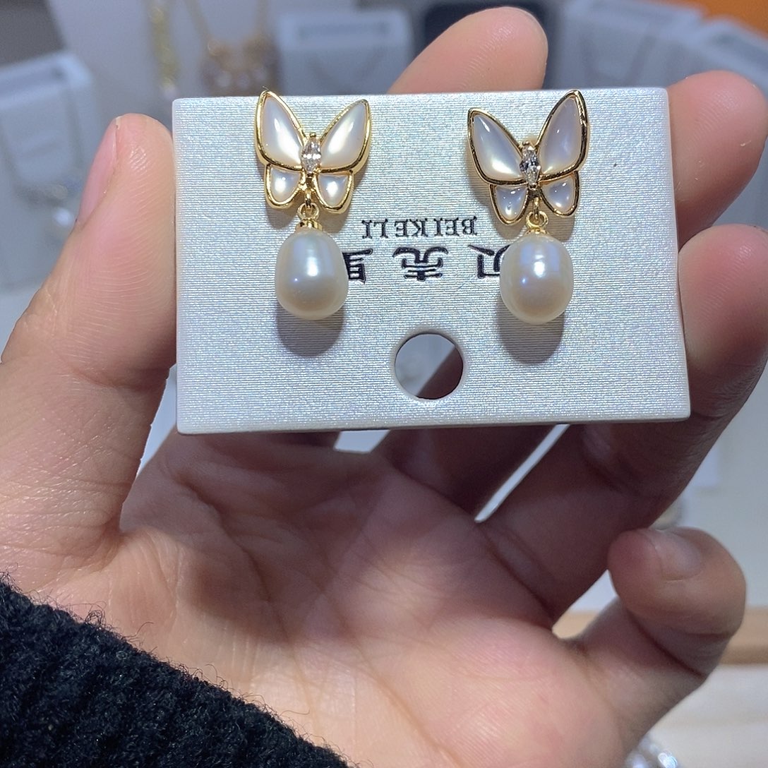 耳饰未镶嵌淡水珍珠