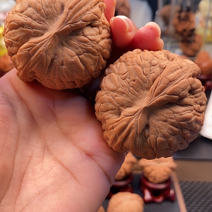 慢***色吊坠文玩核桃核桃