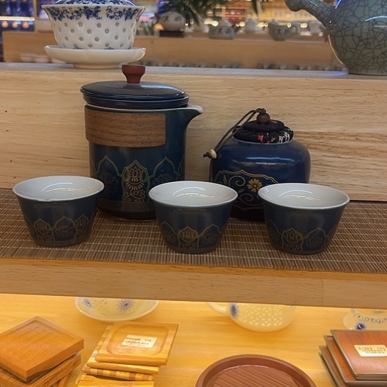 现代陶瓷旅行茶具旅行套装