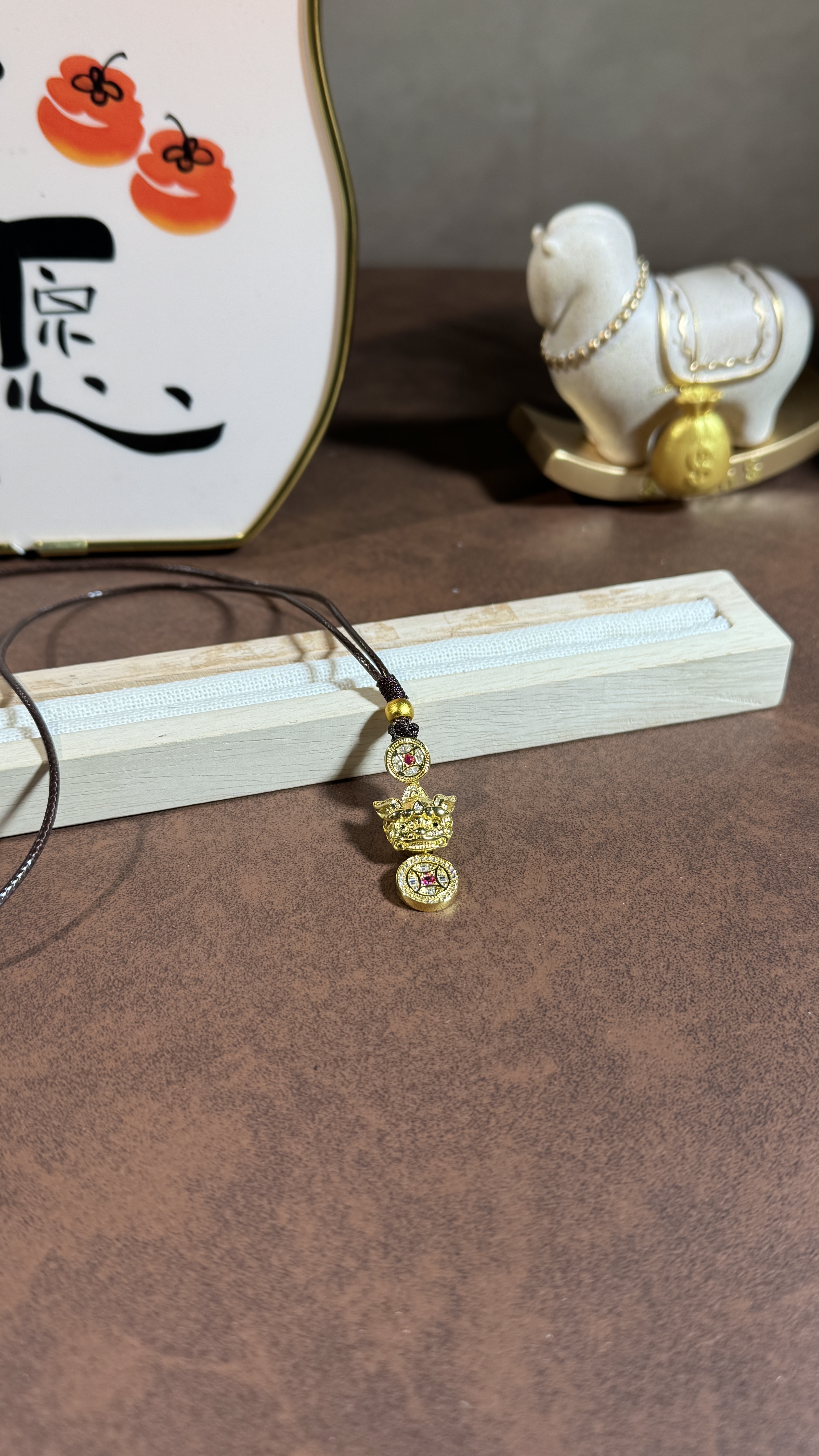 精选DIY项链 貔貅钱币 抽绳项链 XL027