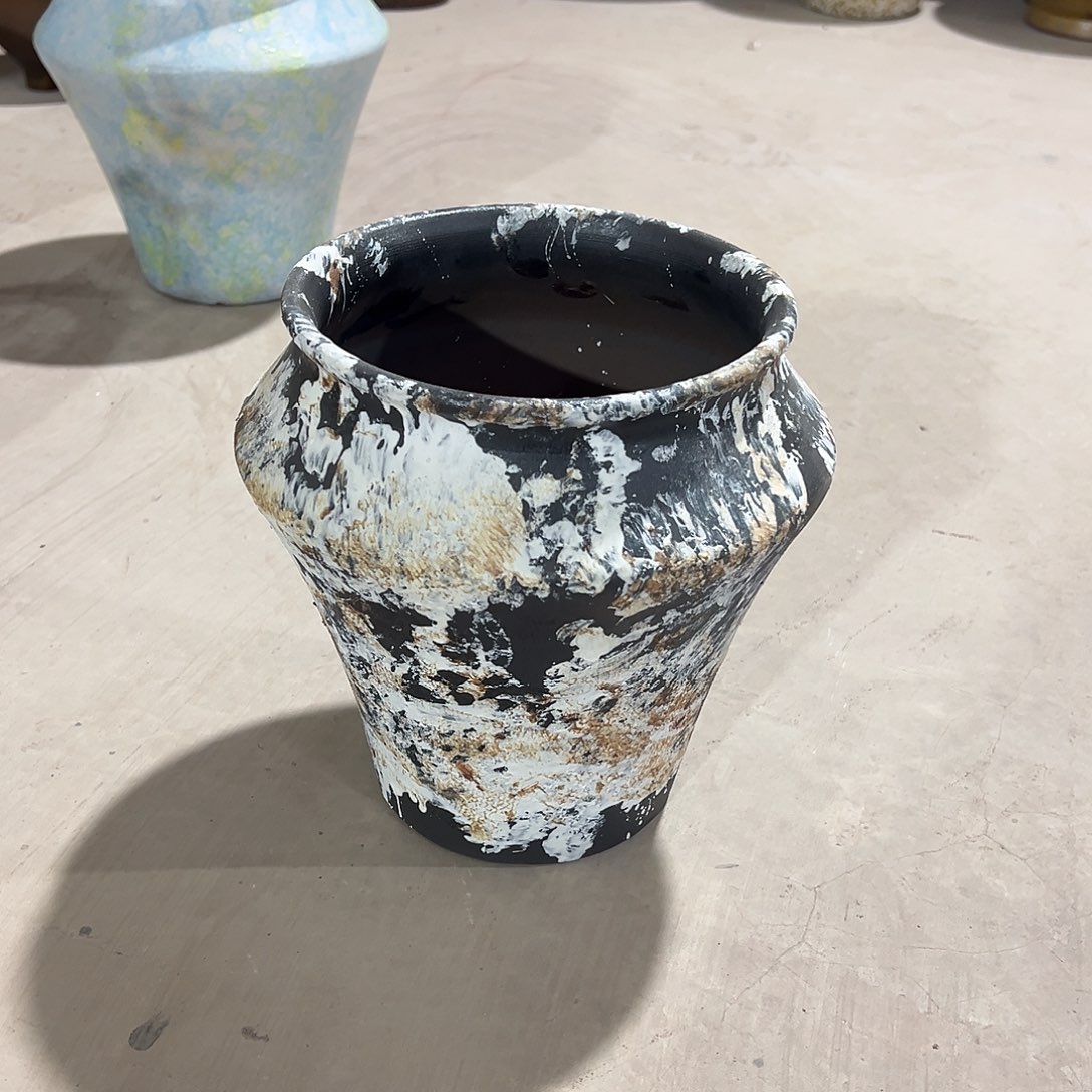 紫砂花盆高21/17