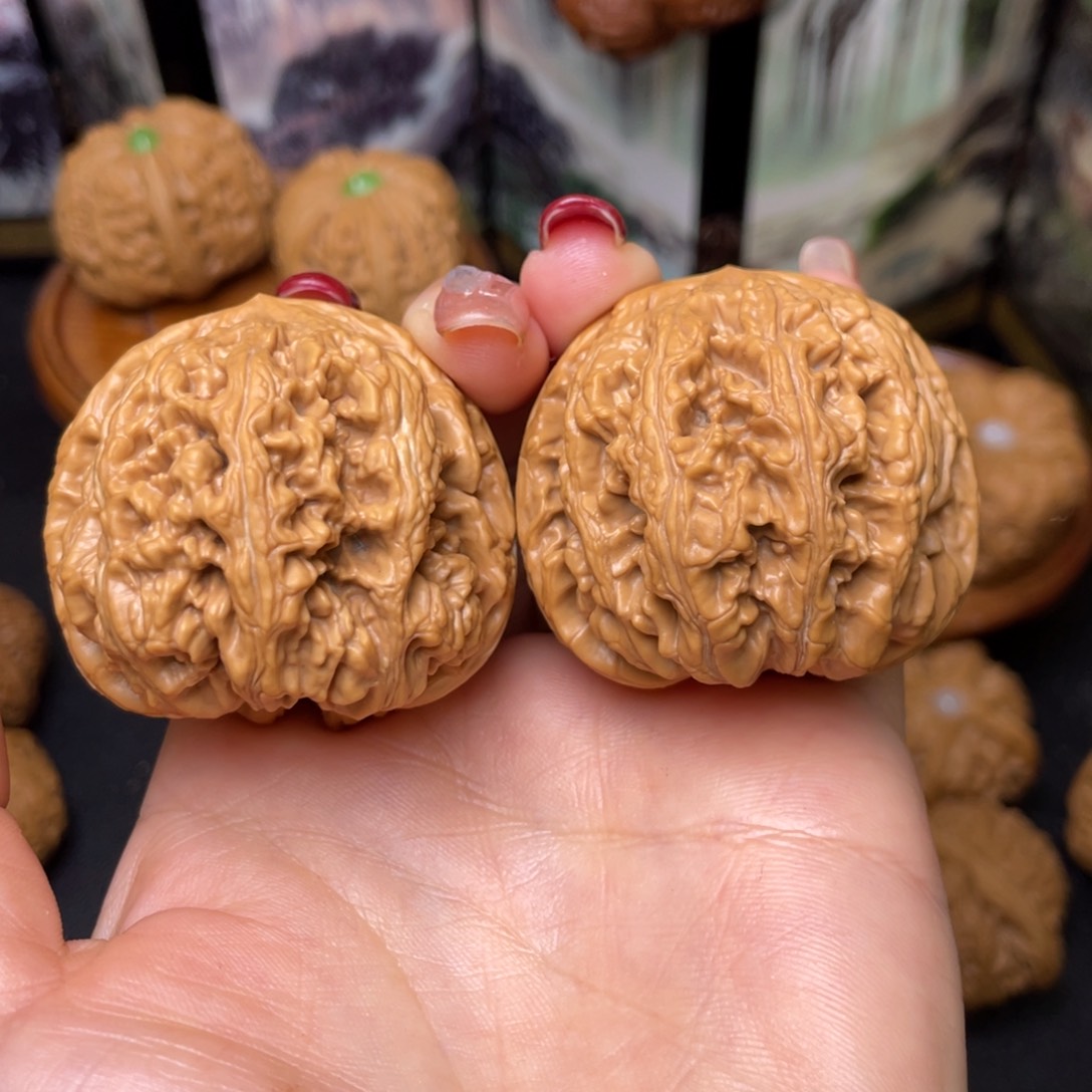 文玩核桃把件44大粗筋