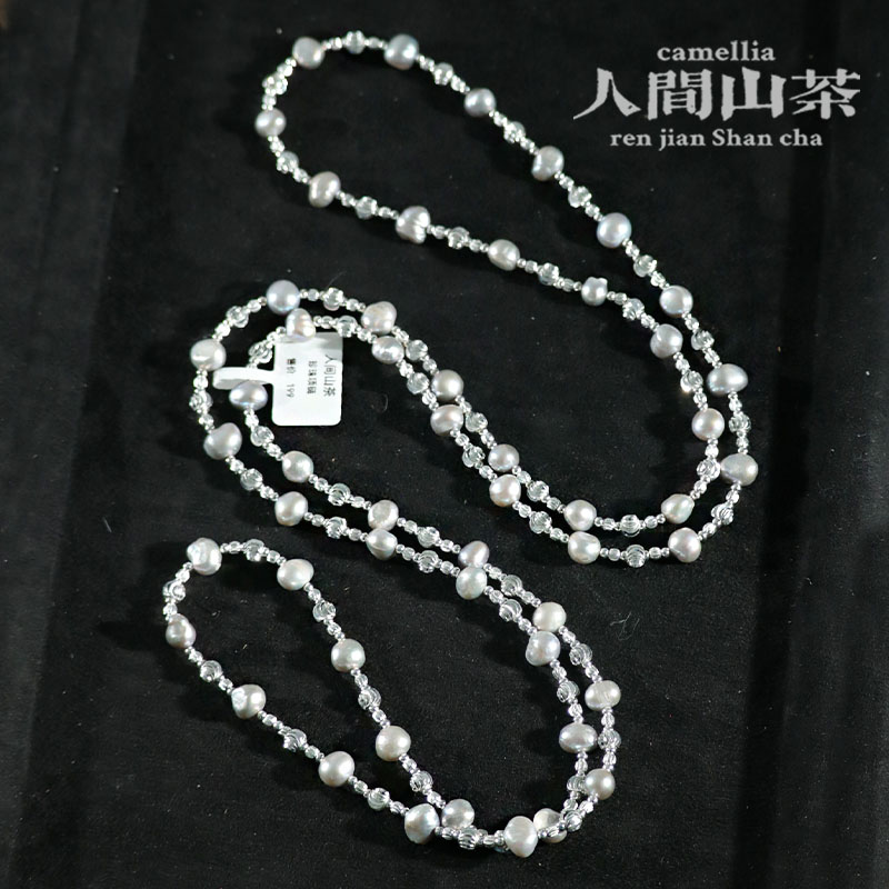 人间山茶I-1477 珍珠项链