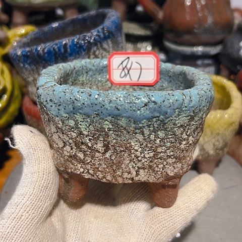 粗陶花盆手工花盆制作就这样