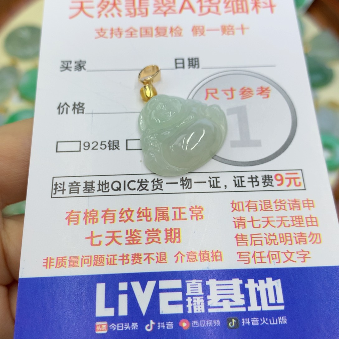 翡翠颈饰未镶嵌翡翠