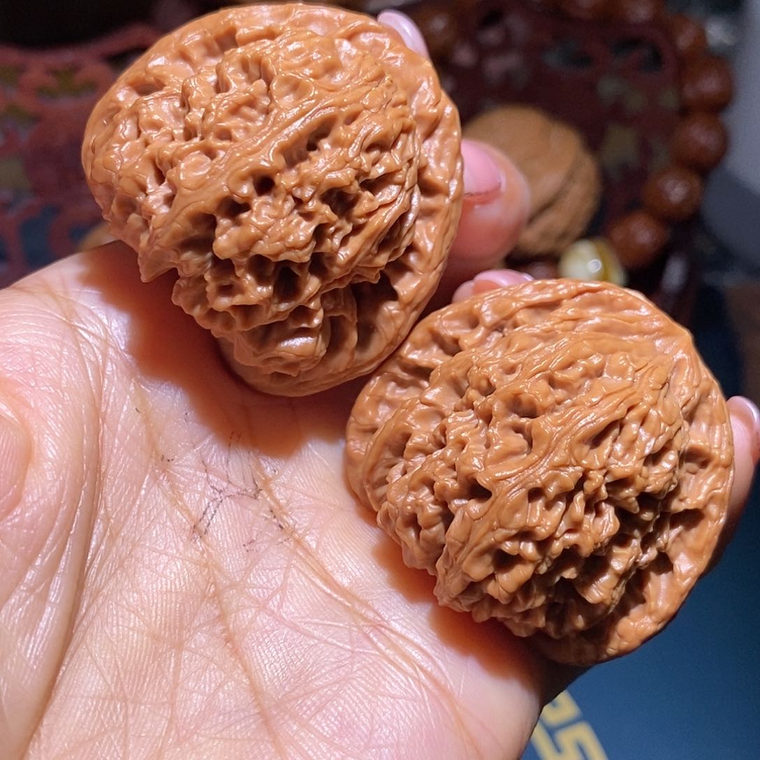 文玩核桃把件43南疆石