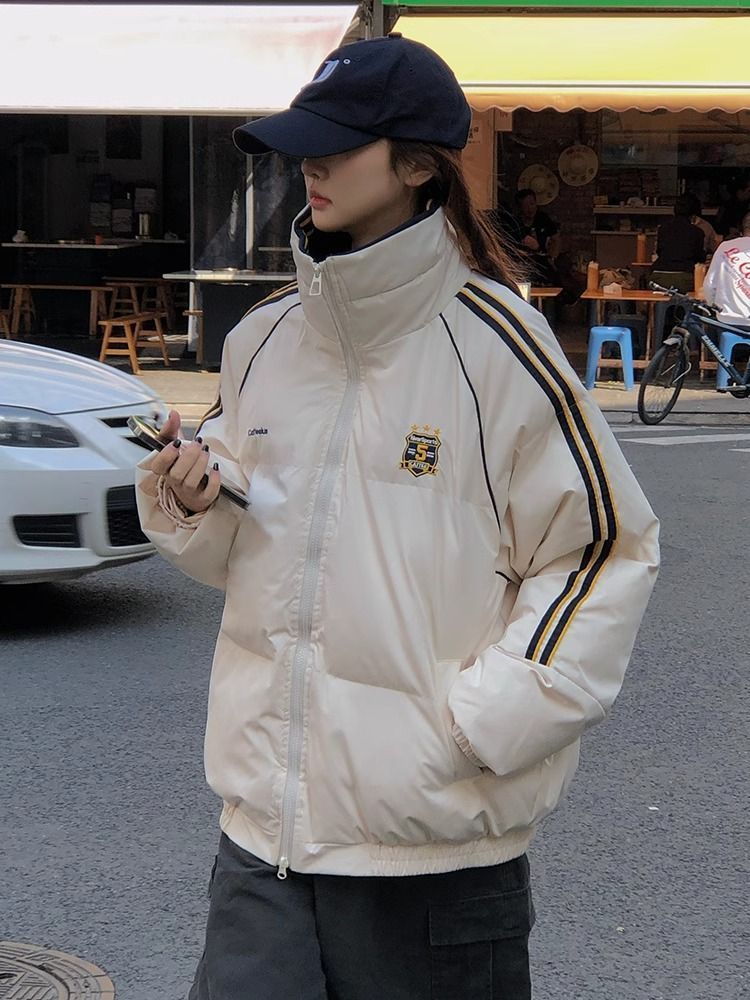 冬季2025棉衣棉服女短款韩版百搭宽松学生加厚保暖棉袄外套港风