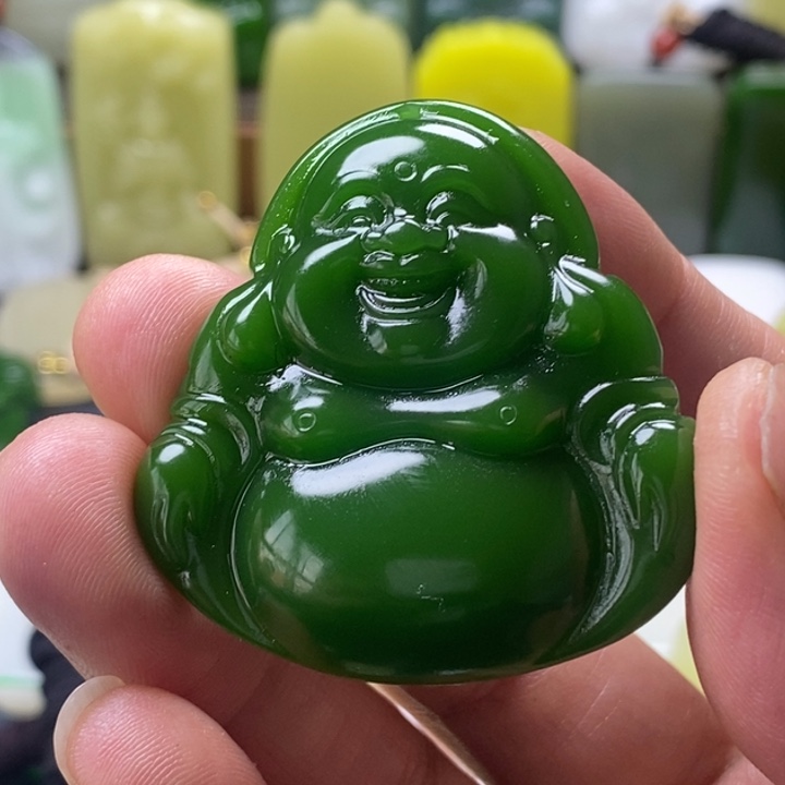 吊坠(不含链)未镶嵌和田玉紫**?