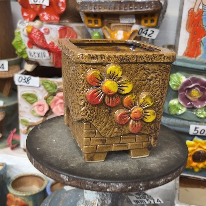 粗陶材质多肉花盆