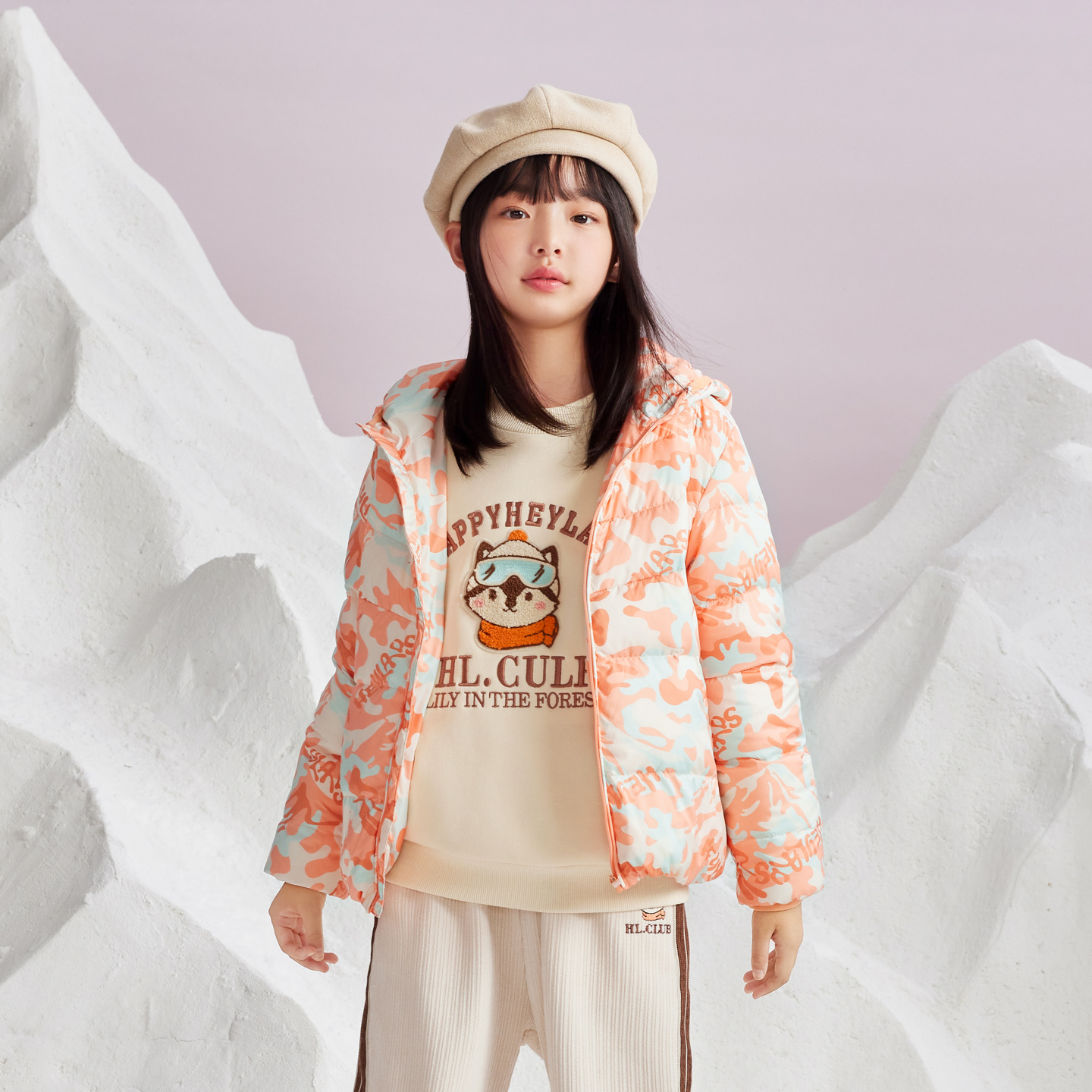 男生女生女大童轻羽绒NCYCJ43500A