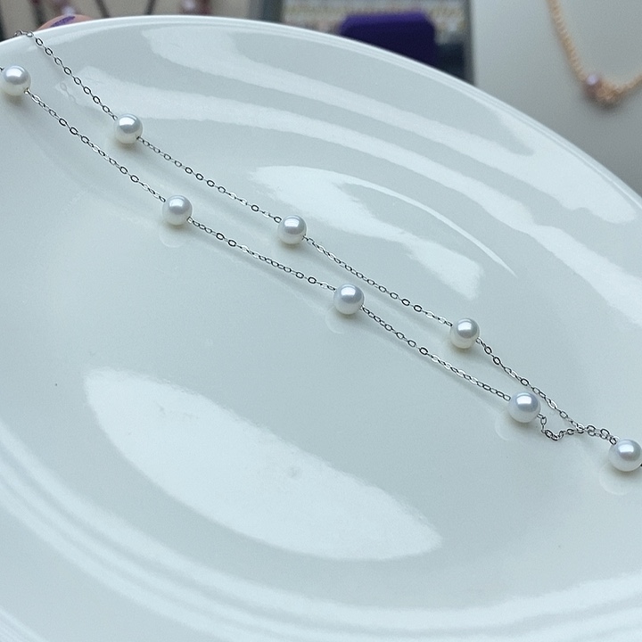 未镶嵌颈饰淡水珍珠