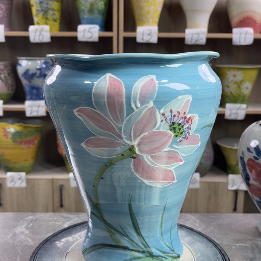 景德镇陶瓷花盆花盆