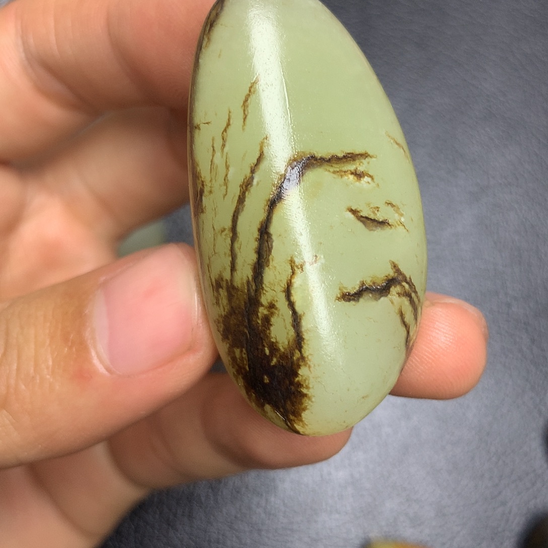 和田玉未镶嵌摆件