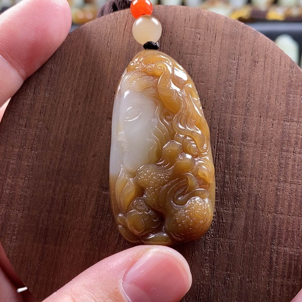 【闪购商品】和田玉（糖玉）颈饰未镶嵌