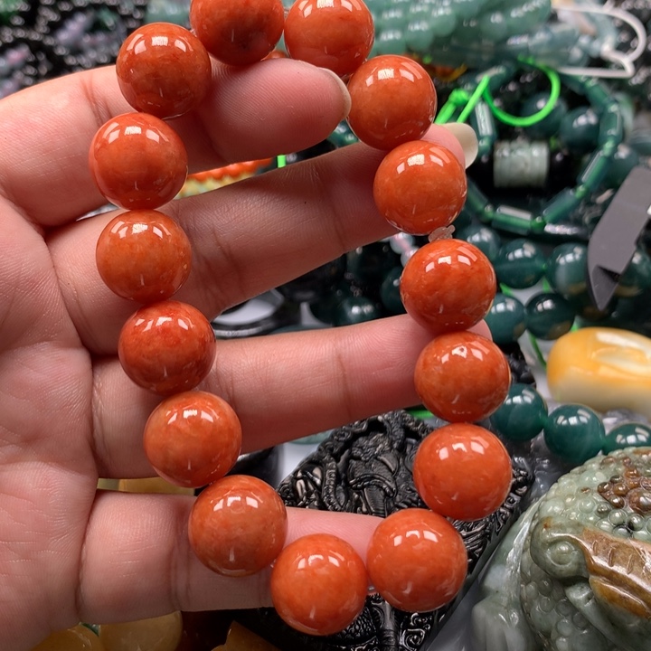 翡翠颈饰未镶嵌保真天然A货翡翠