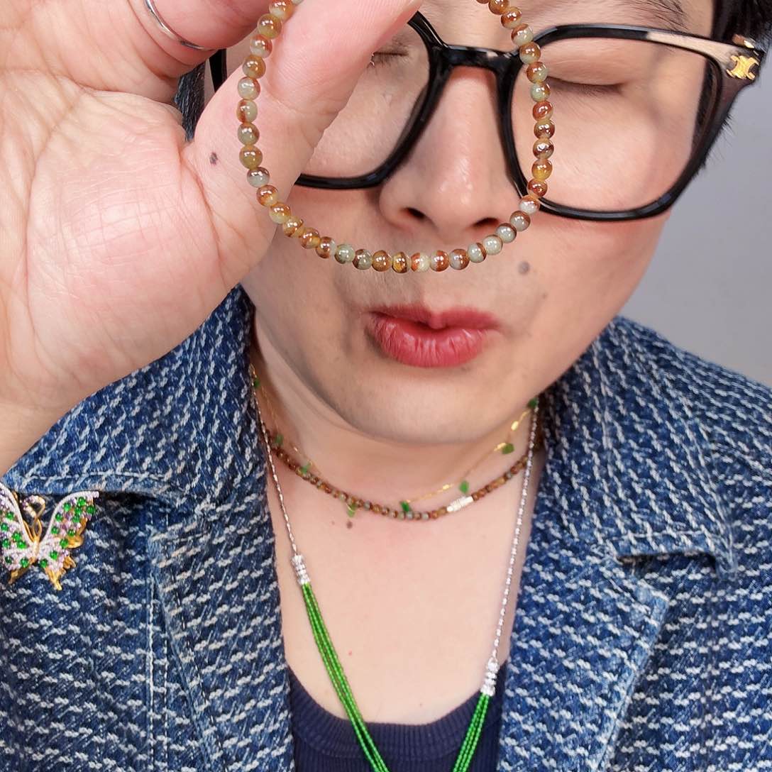 翡翠颈饰未镶嵌一个