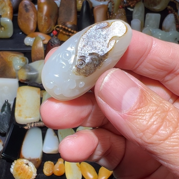 和田玉吊坠(不含链)未镶嵌新***张