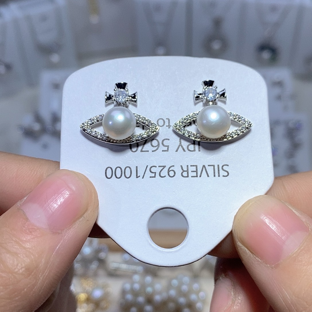 未镶嵌耳饰淡水珍珠