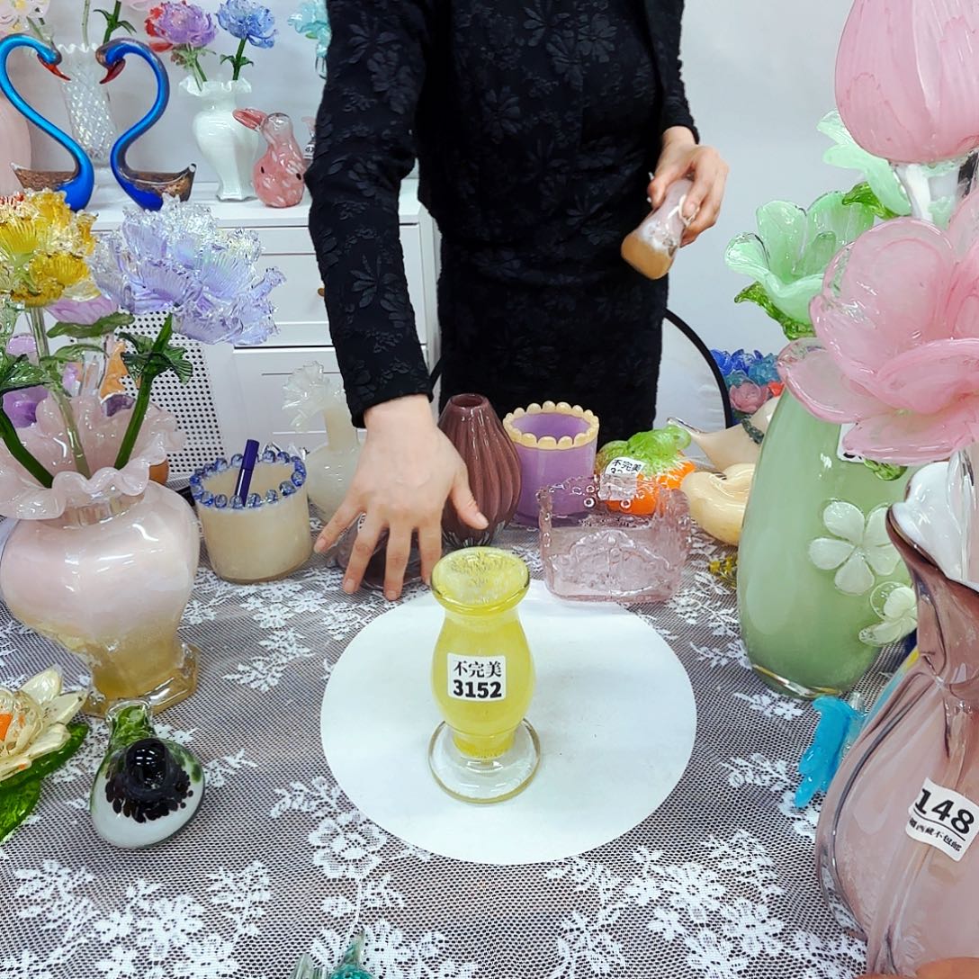 琉璃花瓶花器摆件艺术