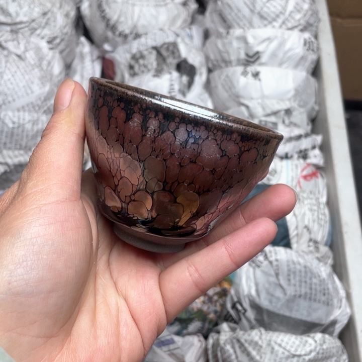 茶盏建窑建盏主人杯 微瑕