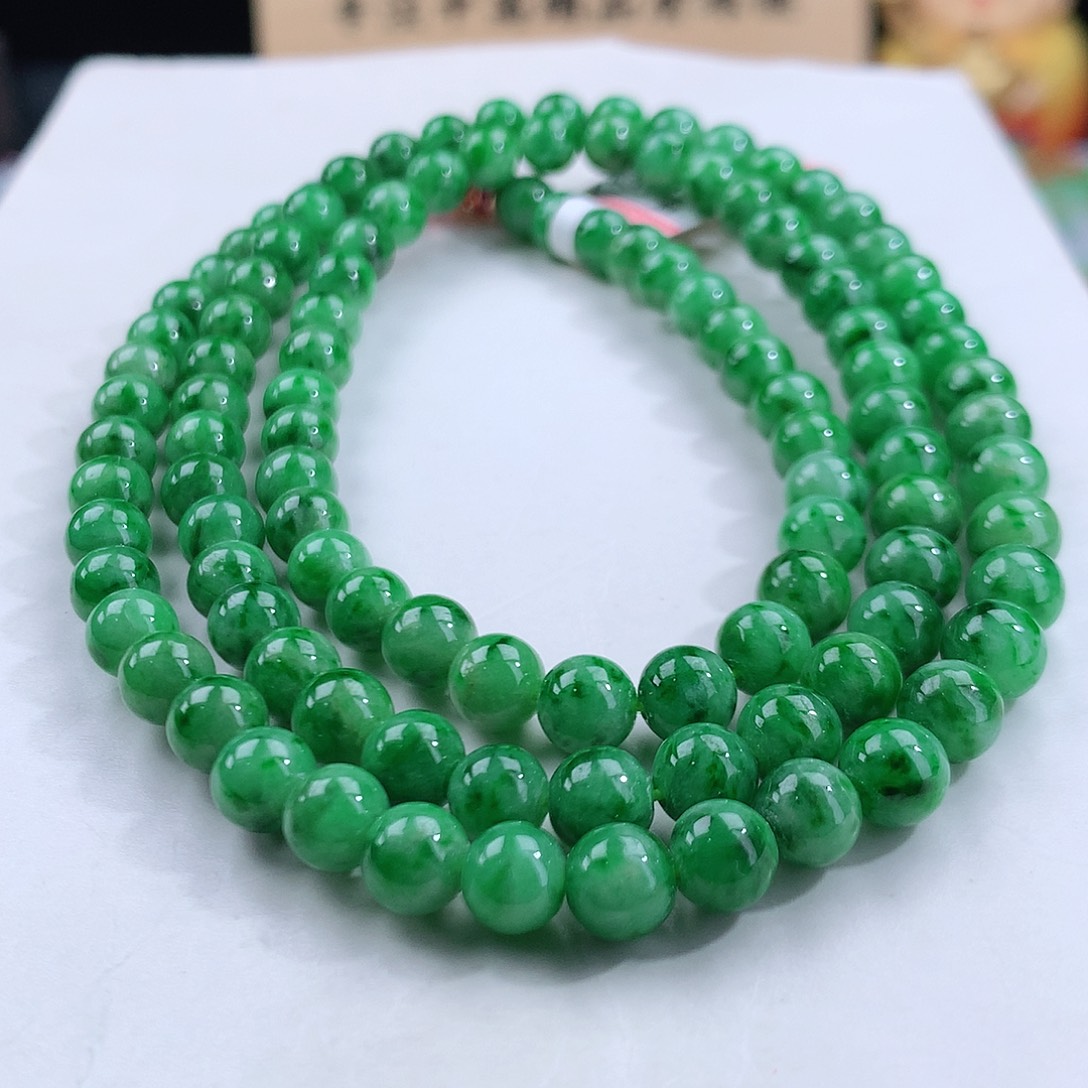 翡翠手链未镶嵌卡6