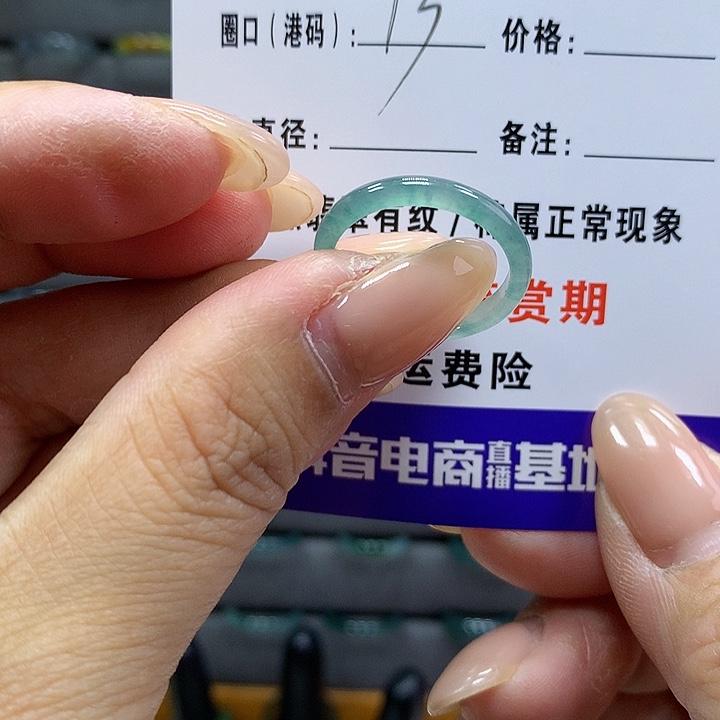 翡翠戒指未镶嵌     498