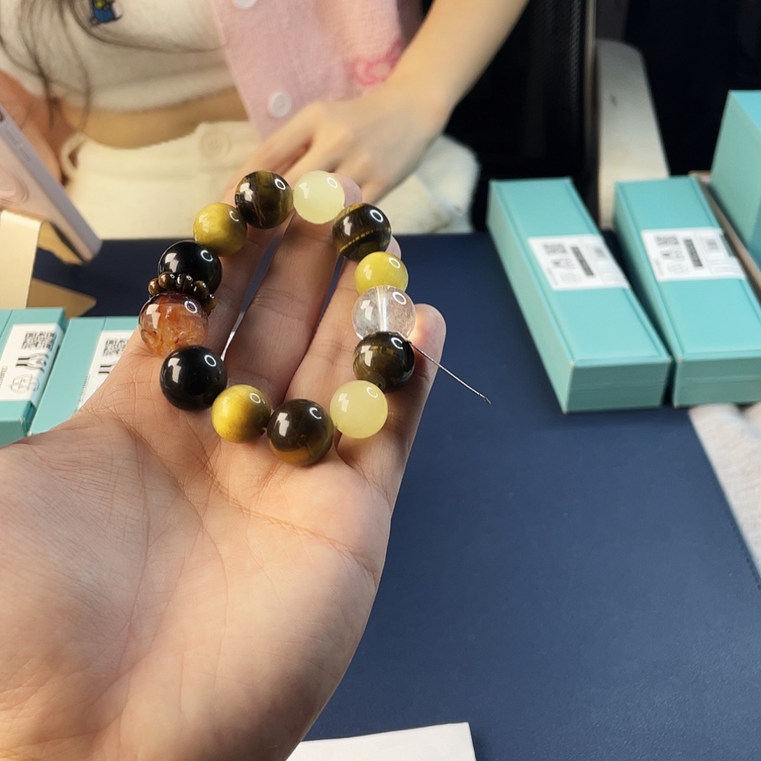 水晶银S925镶嵌手链
