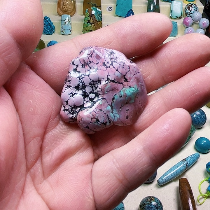 绿松石颈饰未镶嵌即****金