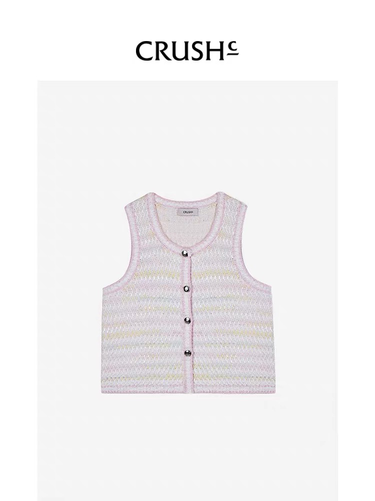 CRUSH collection 设计师品牌 花呢马甲WHATsUP