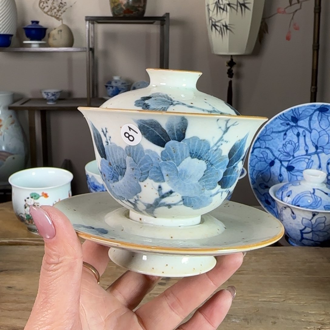 杯景德镇陶瓷柴烧多人