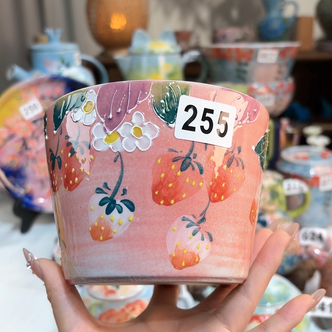 景德镇手绘高温釉下彩陶瓷茶具
