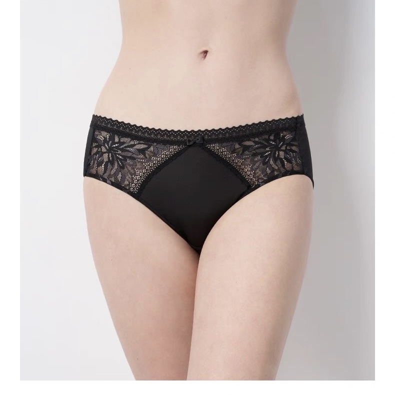 D39-黛A芬D38同款蕾丝舒适中高腰女士内裤1条装-87-2291