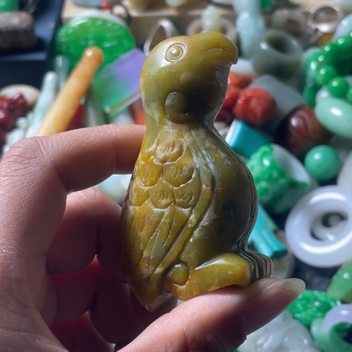 和田玉未镶嵌吊坠(不含链)