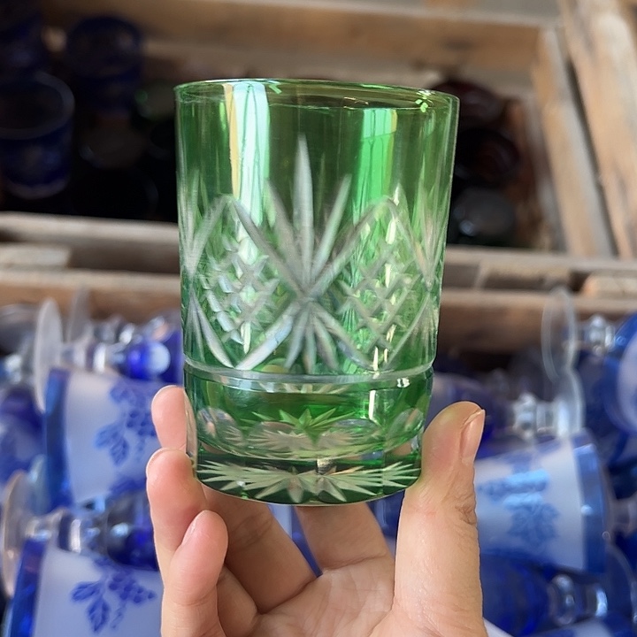 手柄款水晶玻璃微瑕一个