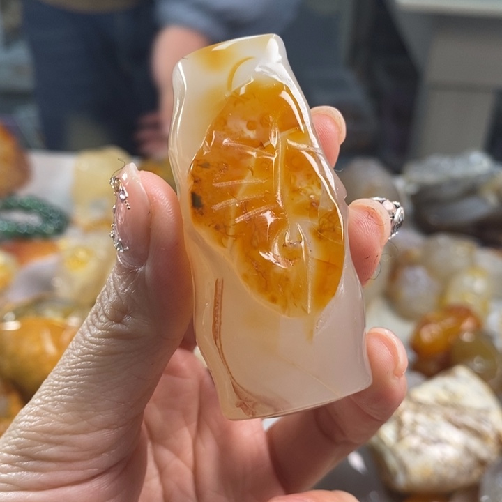 玛瑙/玉髓吊坠(不含链)未镶嵌